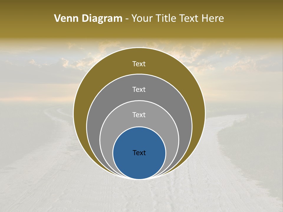 View Sunset Turn PowerPoint Template