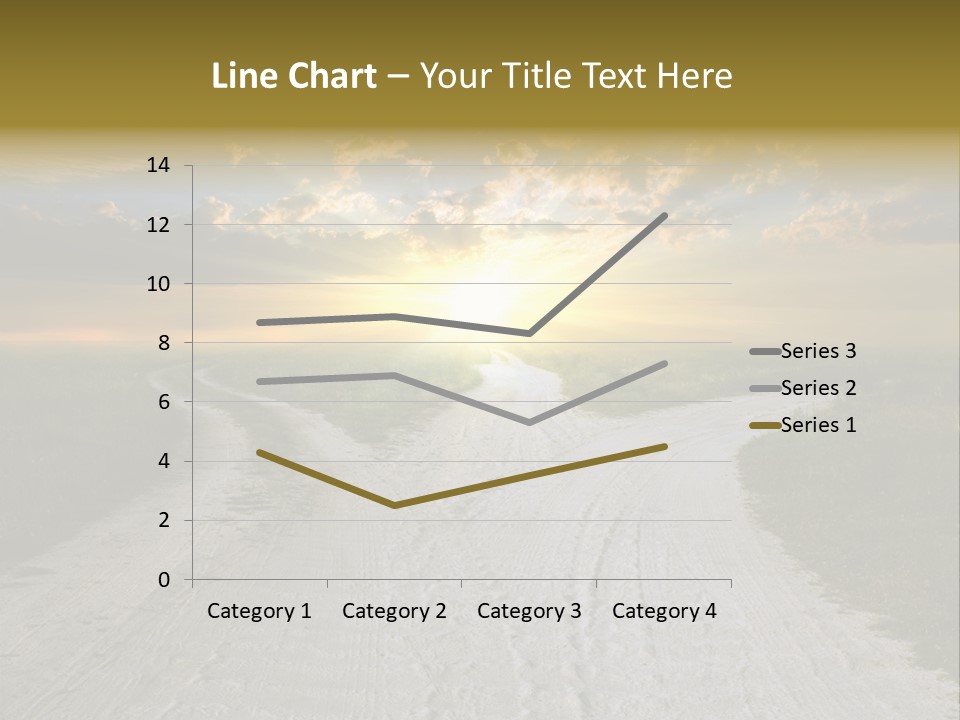 View Sunset Turn PowerPoint Template