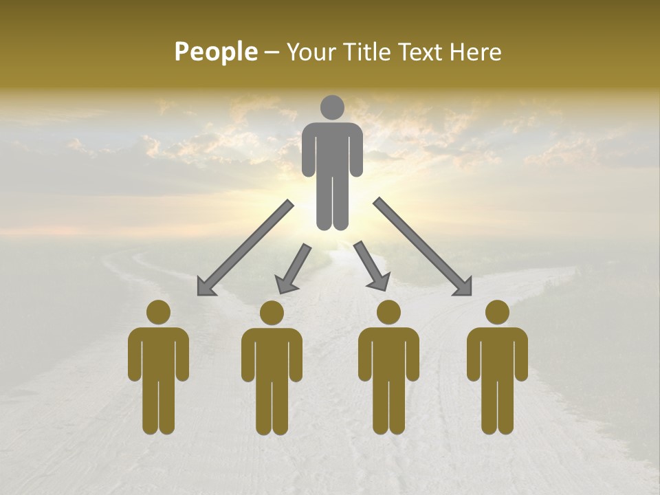 View Sunset Turn PowerPoint Template