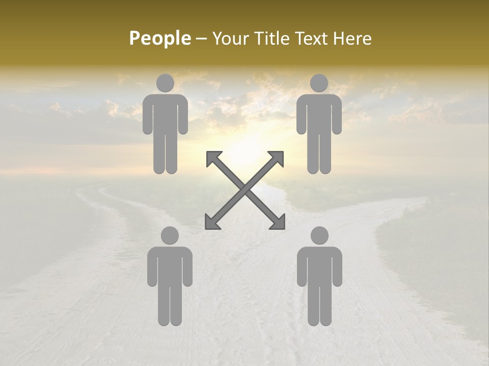 View Sunset Turn PowerPoint Template