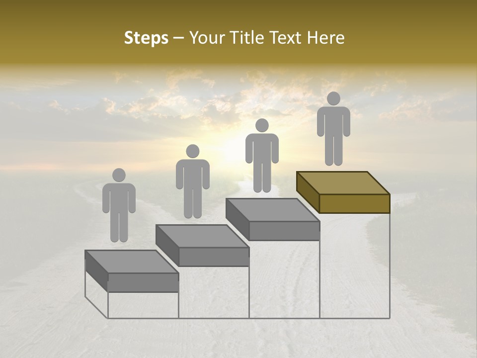 View Sunset Turn PowerPoint Template