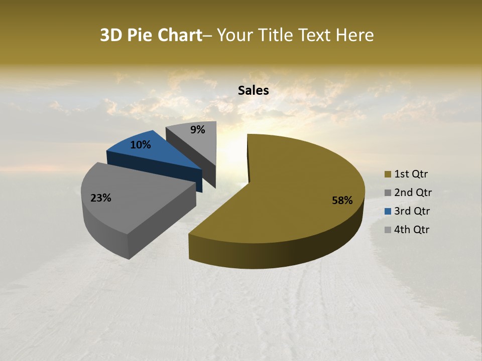 View Sunset Turn PowerPoint Template