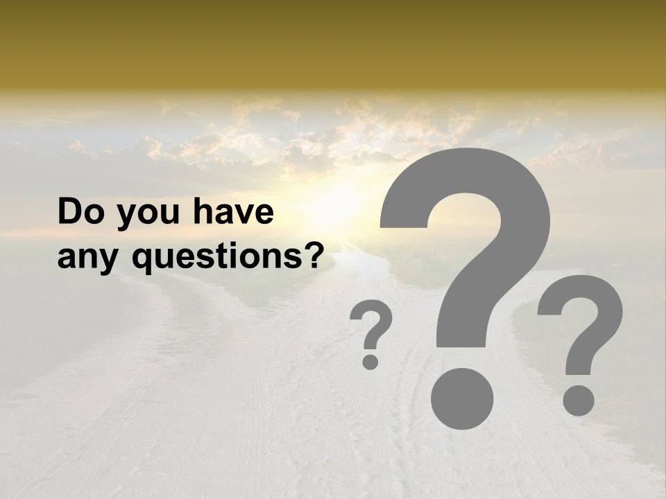 View Sunset Turn PowerPoint Template