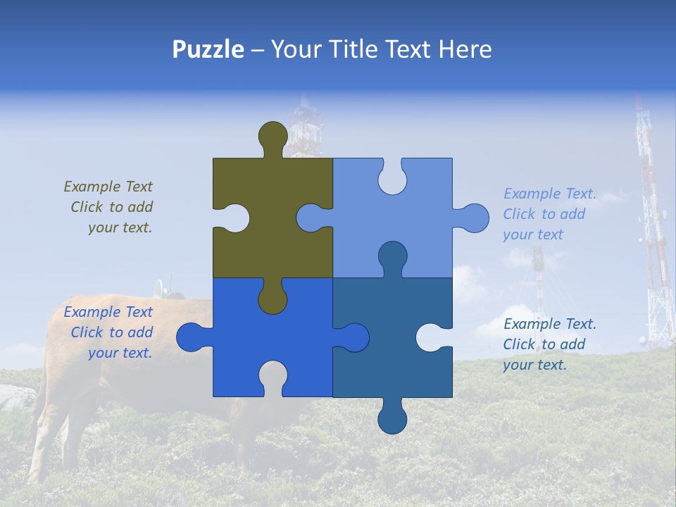 Nature Green Dish PowerPoint Template