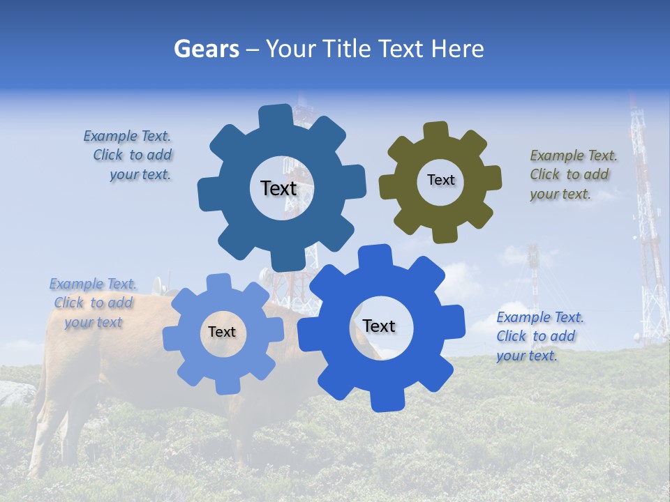 Nature Green Dish PowerPoint Template
