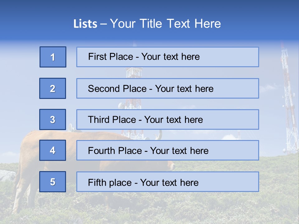 Nature Green Dish PowerPoint Template