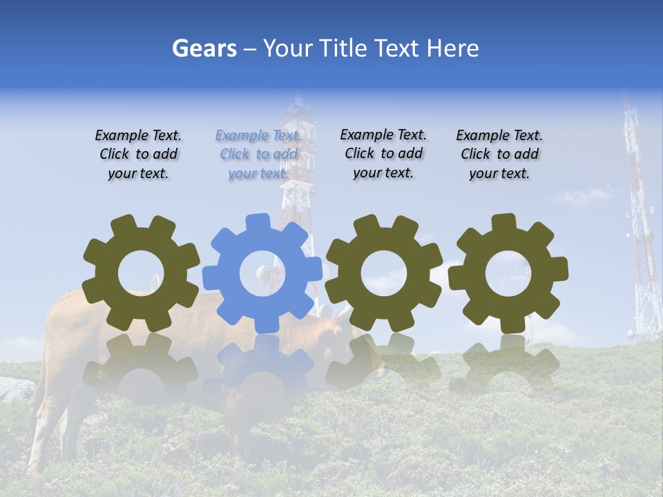 Nature Green Dish PowerPoint Template