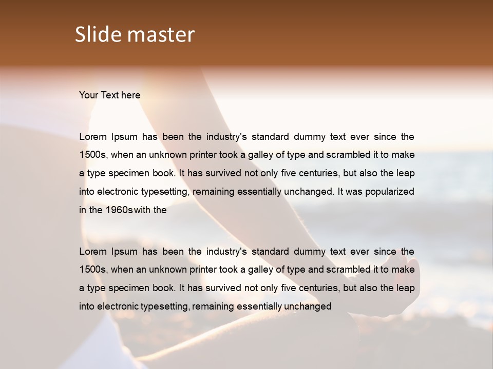 Spiritual Eastern Fresh PowerPoint Template