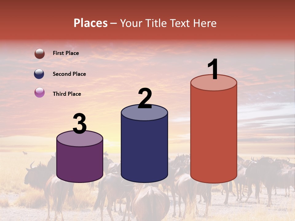 Gnu Africa Mammal PowerPoint Template