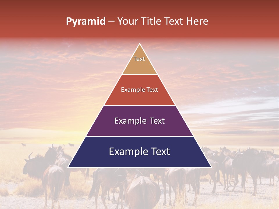Gnu Africa Mammal PowerPoint Template
