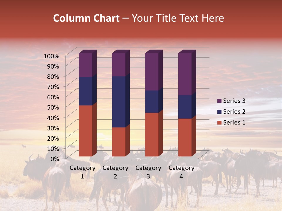 Gnu Africa Mammal PowerPoint Template