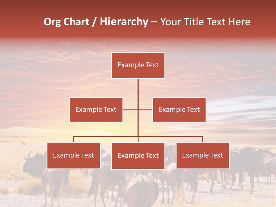Gnu Africa Mammal PowerPoint Template