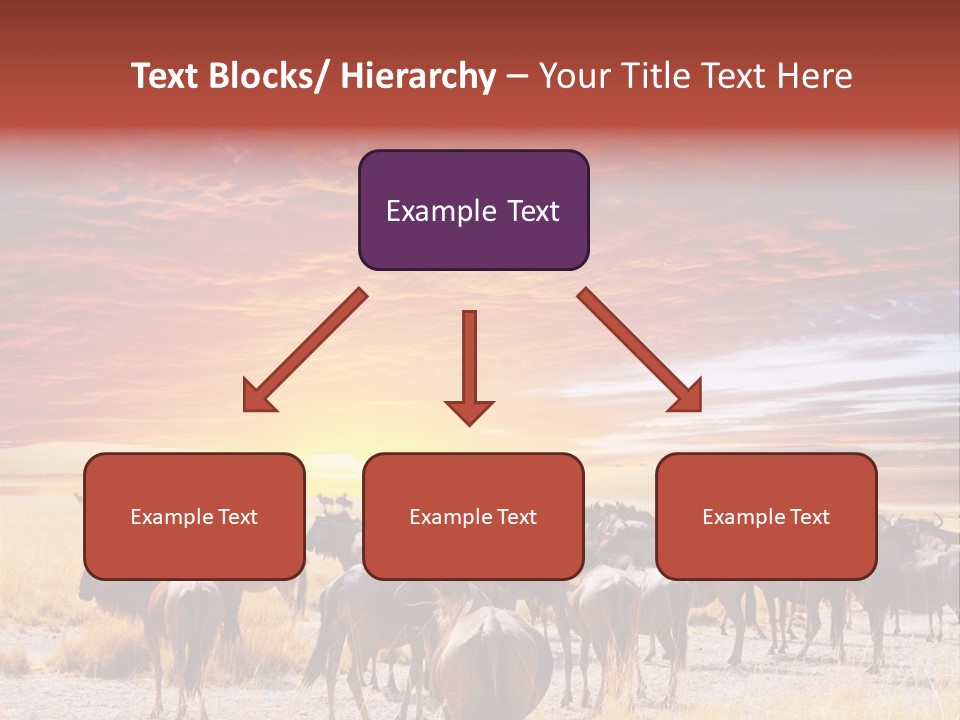 Gnu Africa Mammal PowerPoint Template