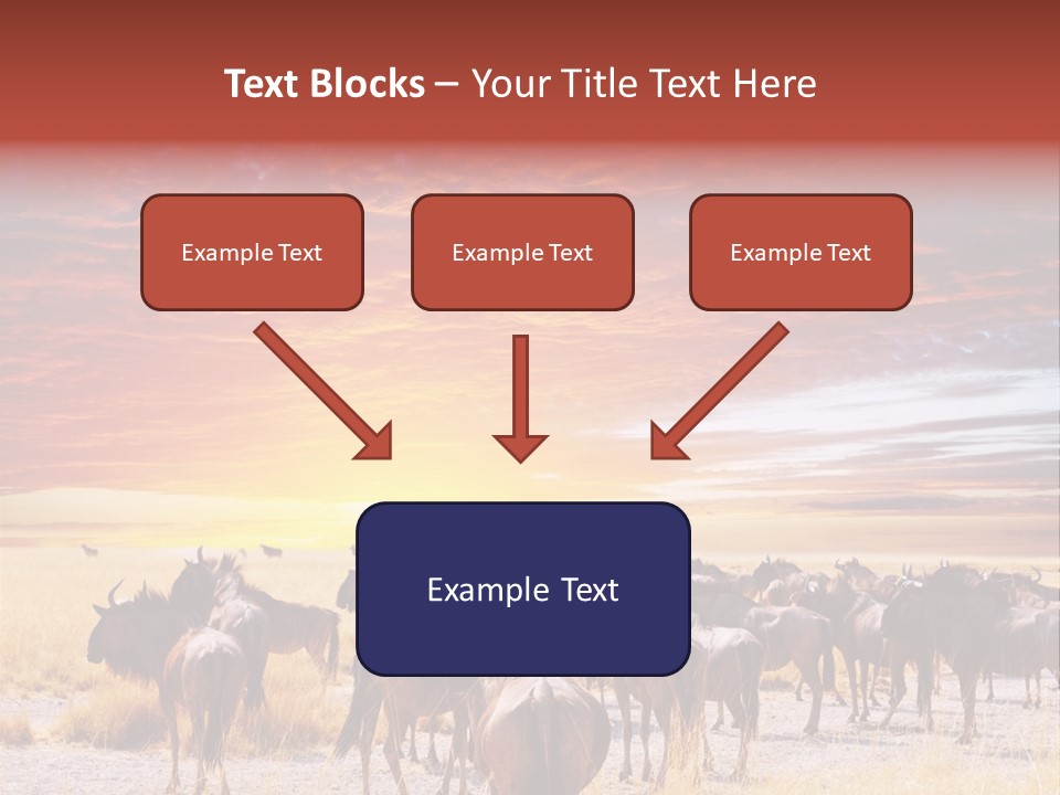 Gnu Africa Mammal PowerPoint Template