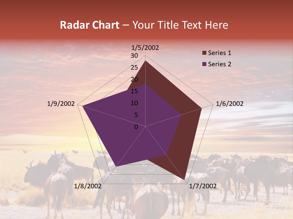 Gnu Africa Mammal PowerPoint Template