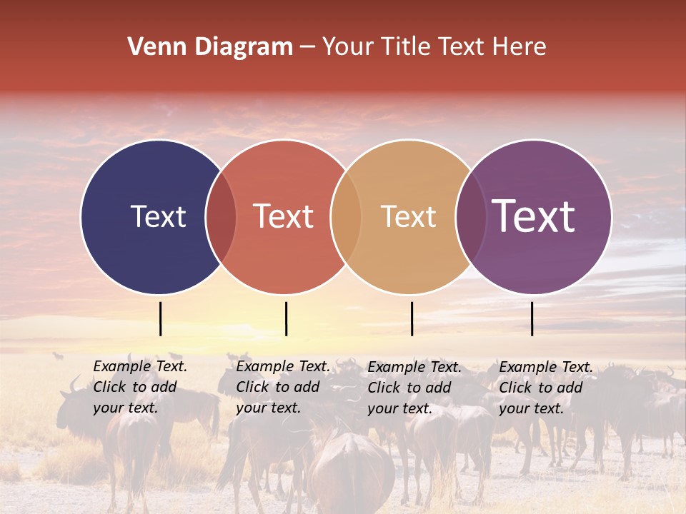 Gnu Africa Mammal PowerPoint Template