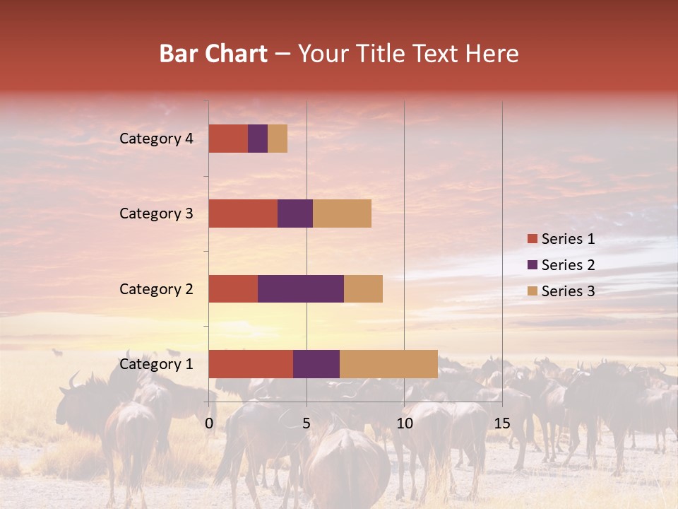 Gnu Africa Mammal PowerPoint Template