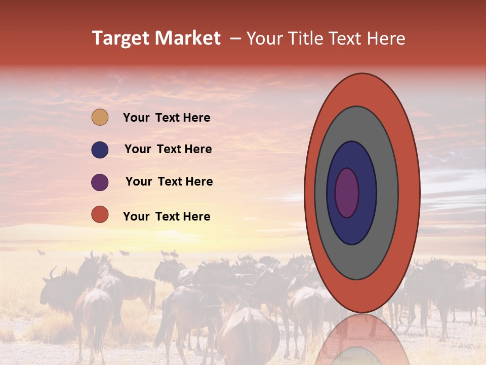 Gnu Africa Mammal PowerPoint Template