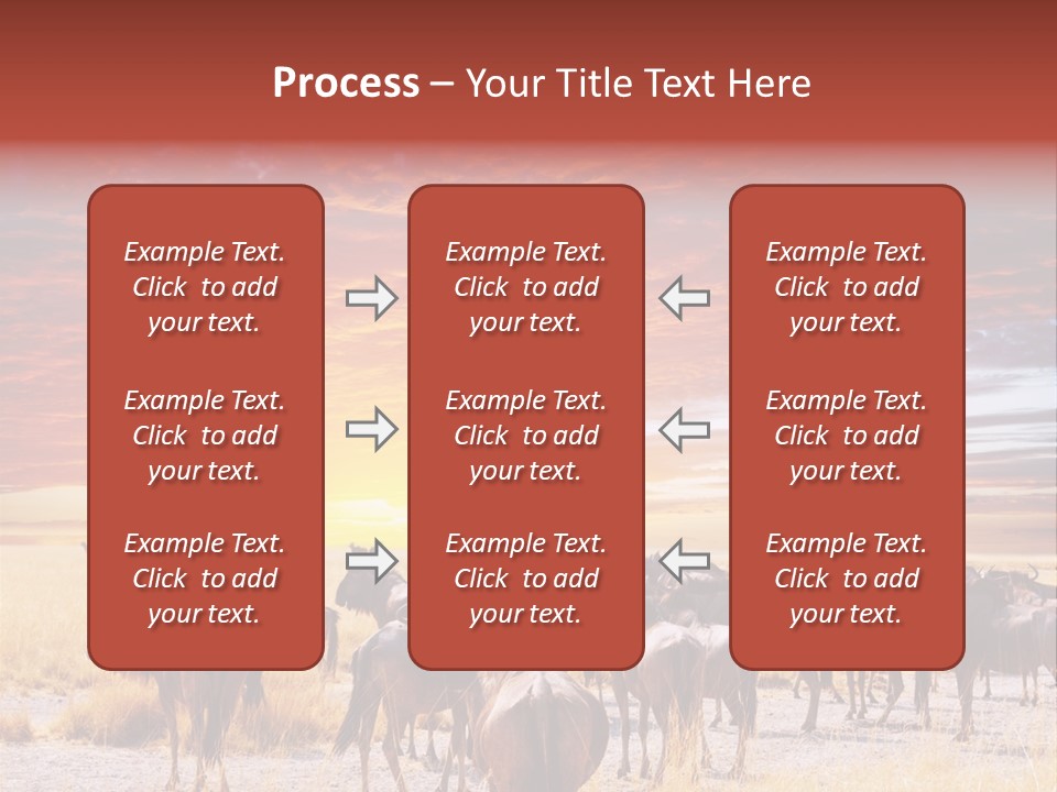Gnu Africa Mammal PowerPoint Template