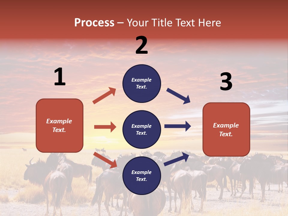 Gnu Africa Mammal PowerPoint Template