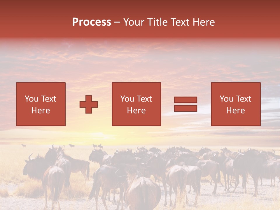 Gnu Africa Mammal PowerPoint Template