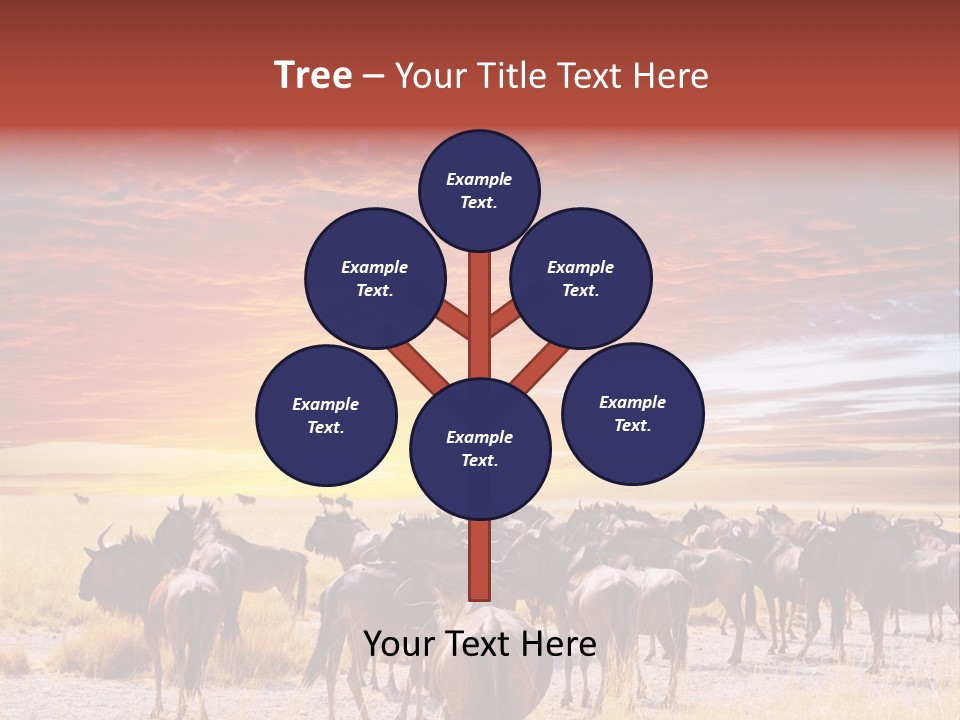 Gnu Africa Mammal PowerPoint Template