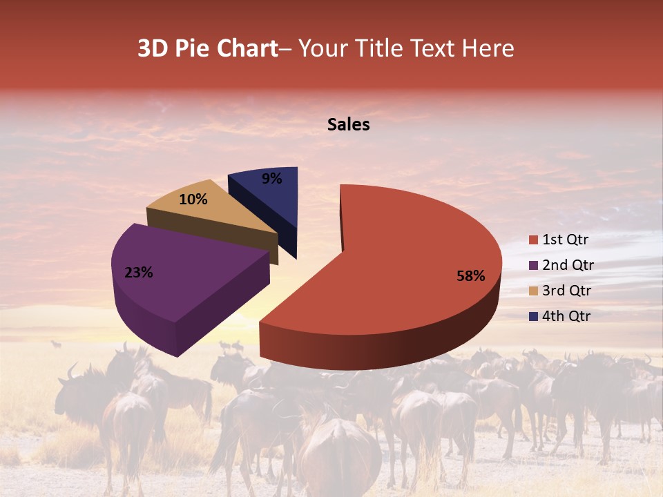 Gnu Africa Mammal PowerPoint Template