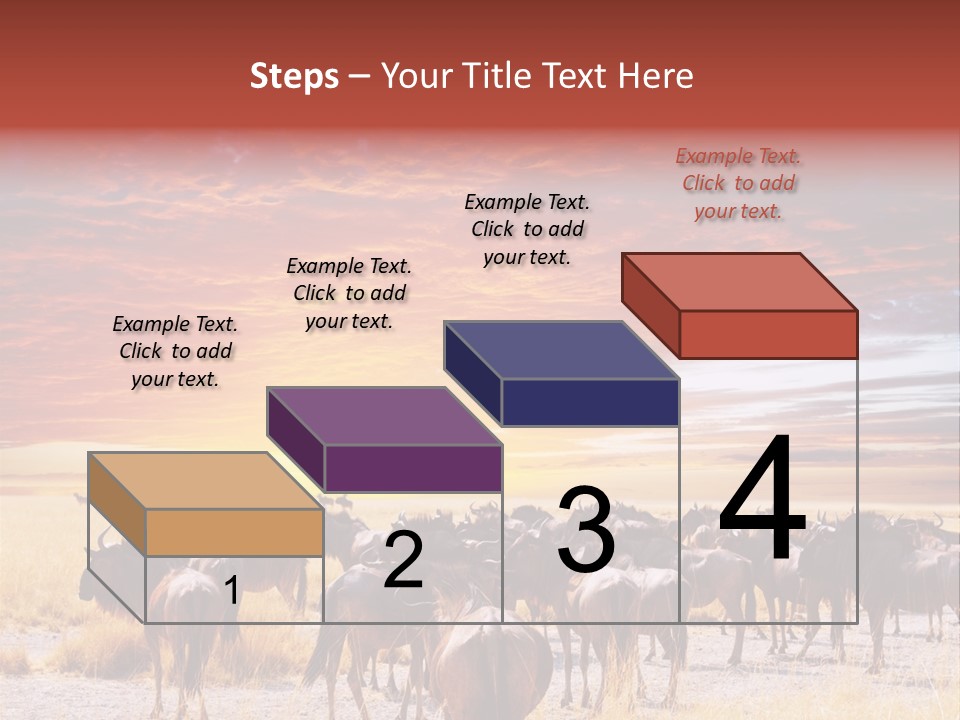 Gnu Africa Mammal PowerPoint Template