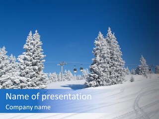 Outside Piste Sky PowerPoint Template