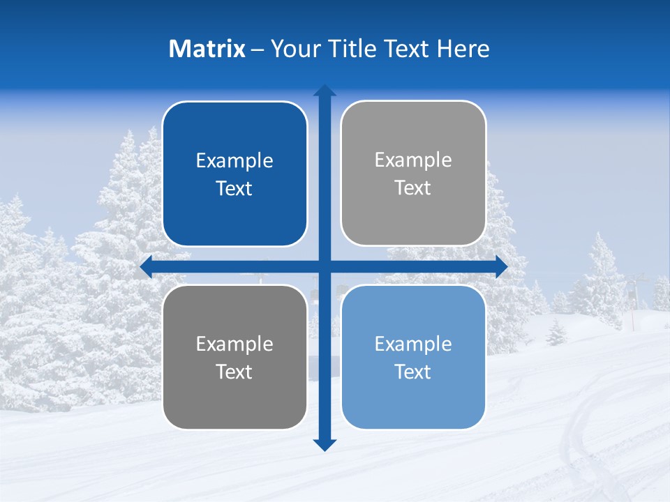 Outside Piste Sky PowerPoint Template