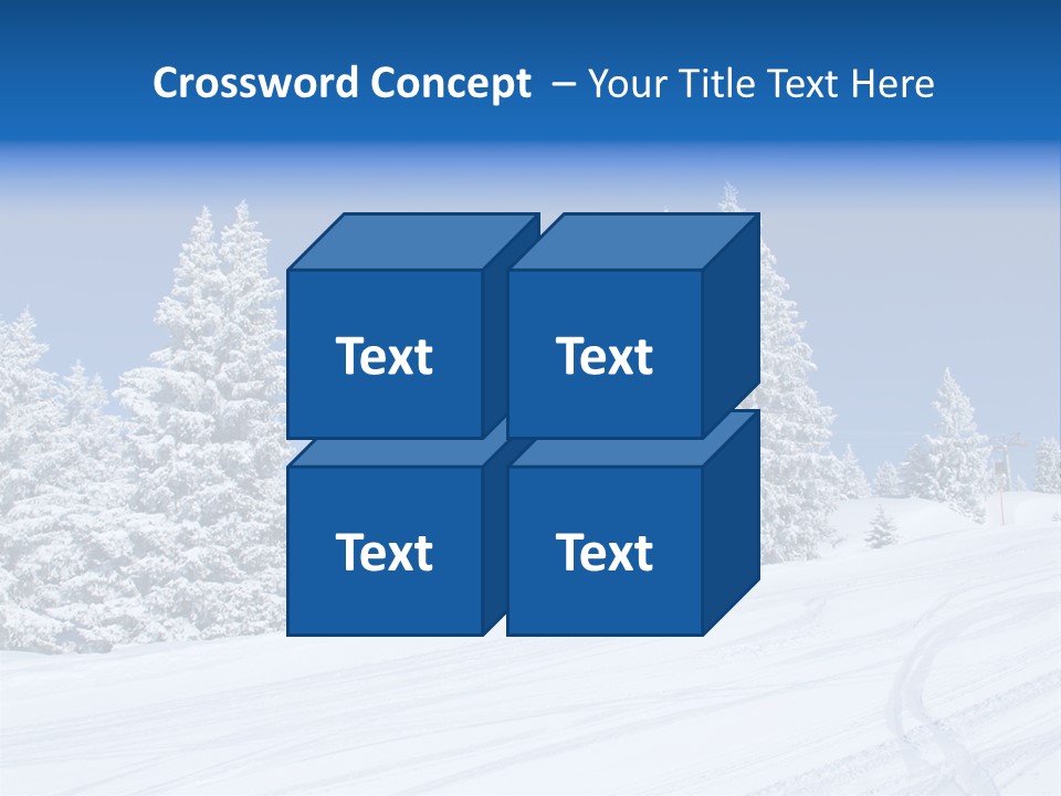 Outside Piste Sky PowerPoint Template
