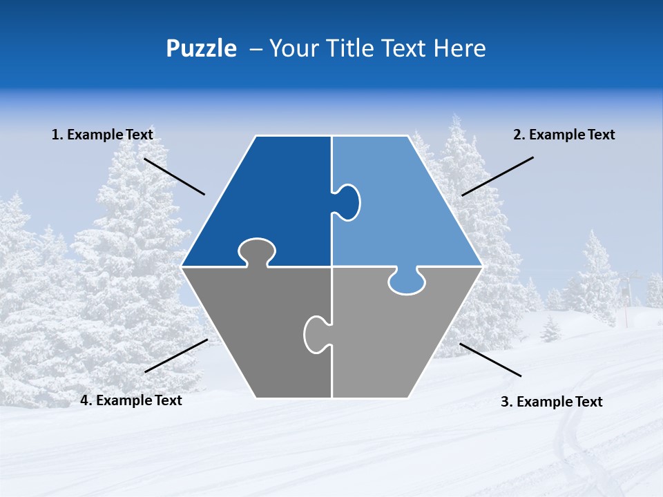 Outside Piste Sky PowerPoint Template