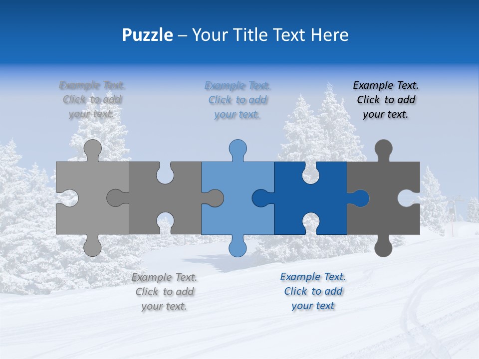 Outside Piste Sky PowerPoint Template