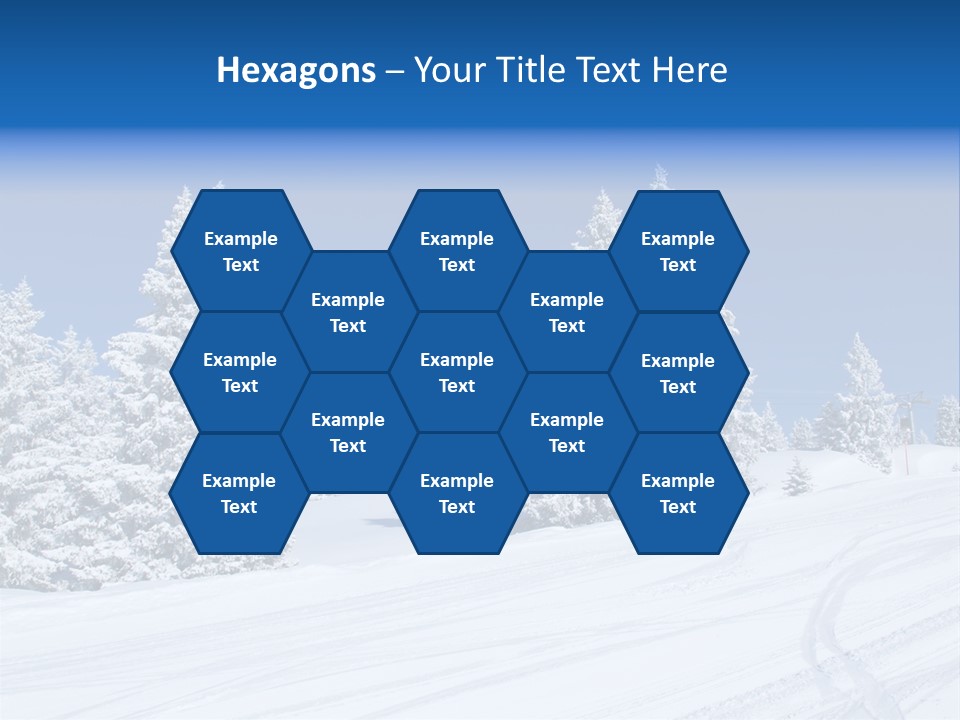 Outside Piste Sky PowerPoint Template