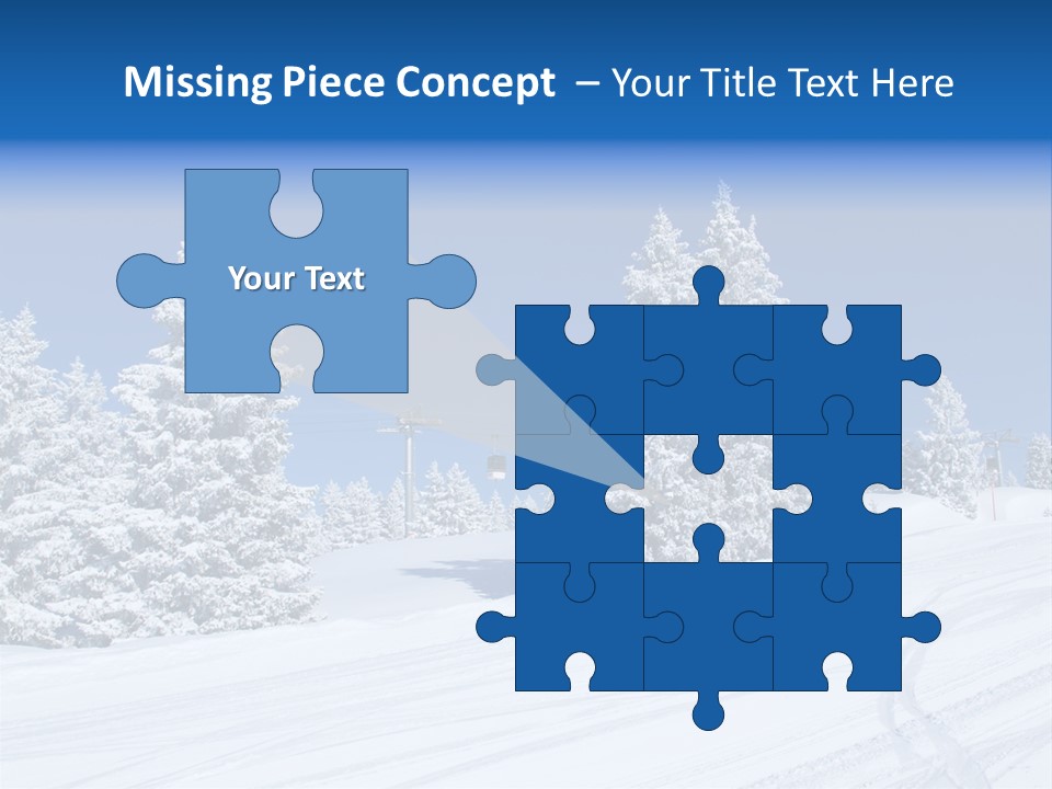 Outside Piste Sky PowerPoint Template