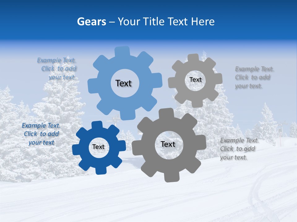 Outside Piste Sky PowerPoint Template