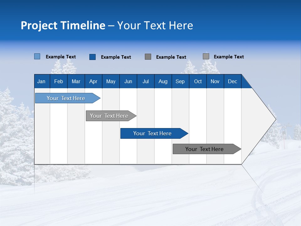 Outside Piste Sky PowerPoint Template