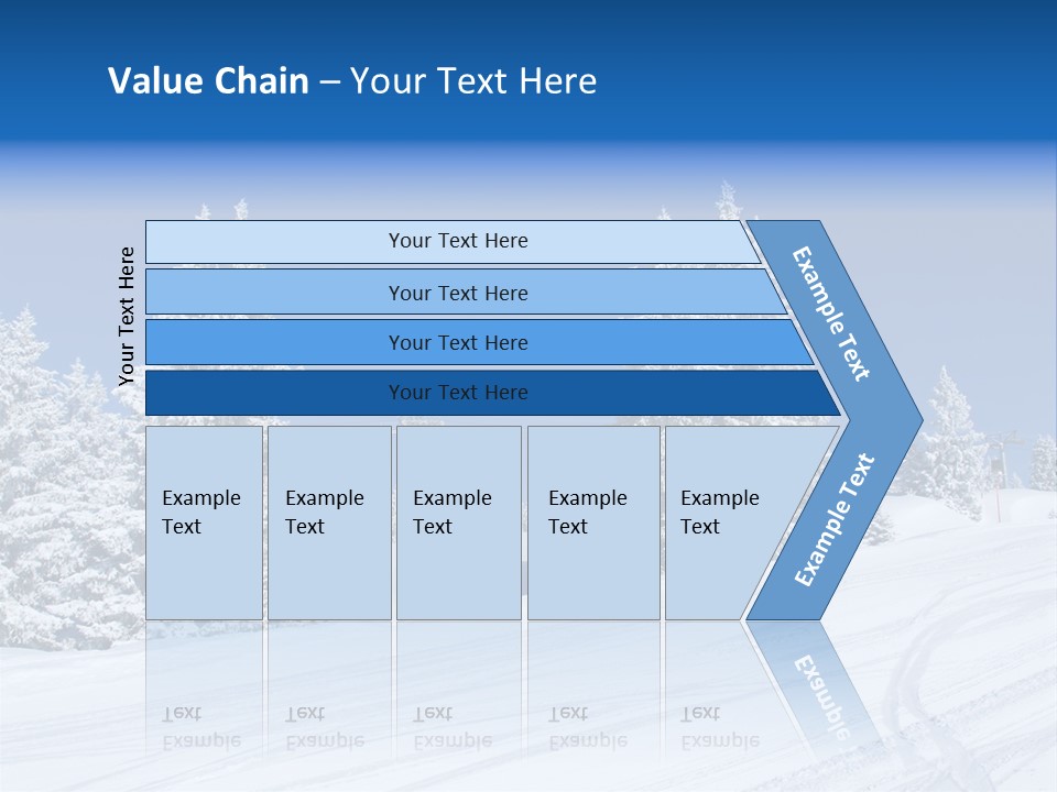 Outside Piste Sky PowerPoint Template