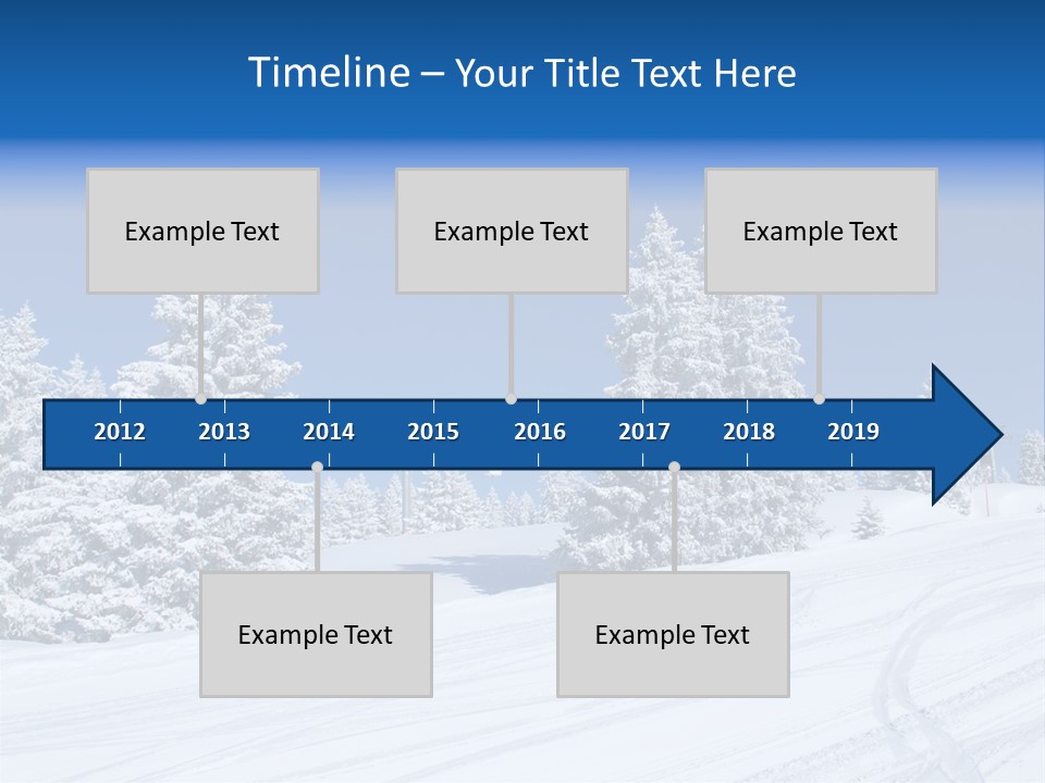Outside Piste Sky PowerPoint Template