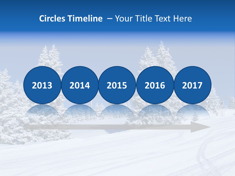 Outside Piste Sky PowerPoint Template