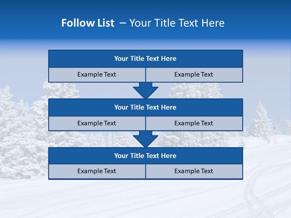 Outside Piste Sky PowerPoint Template