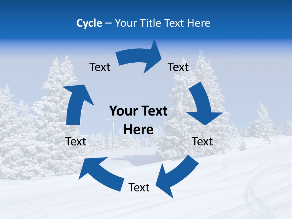 Outside Piste Sky PowerPoint Template