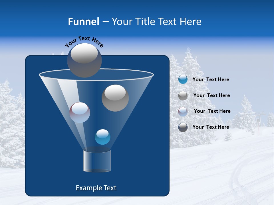 Outside Piste Sky PowerPoint Template