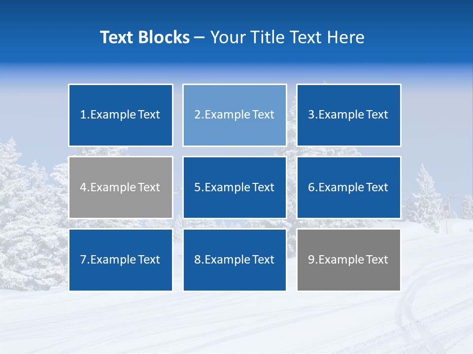 Outside Piste Sky PowerPoint Template