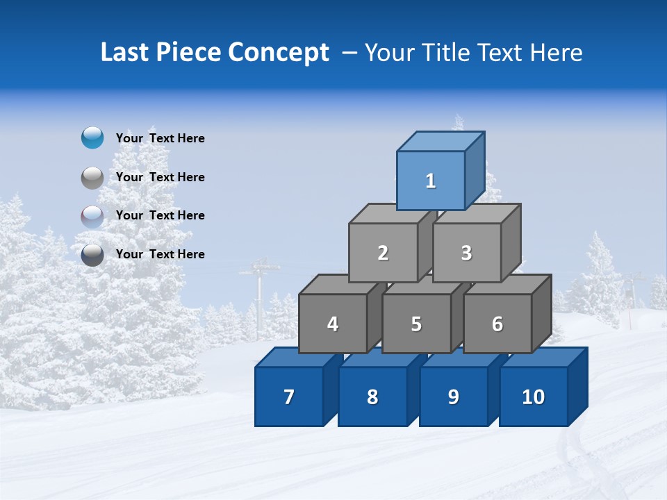 Outside Piste Sky PowerPoint Template