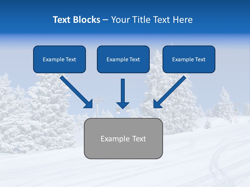 Outside Piste Sky PowerPoint Template
