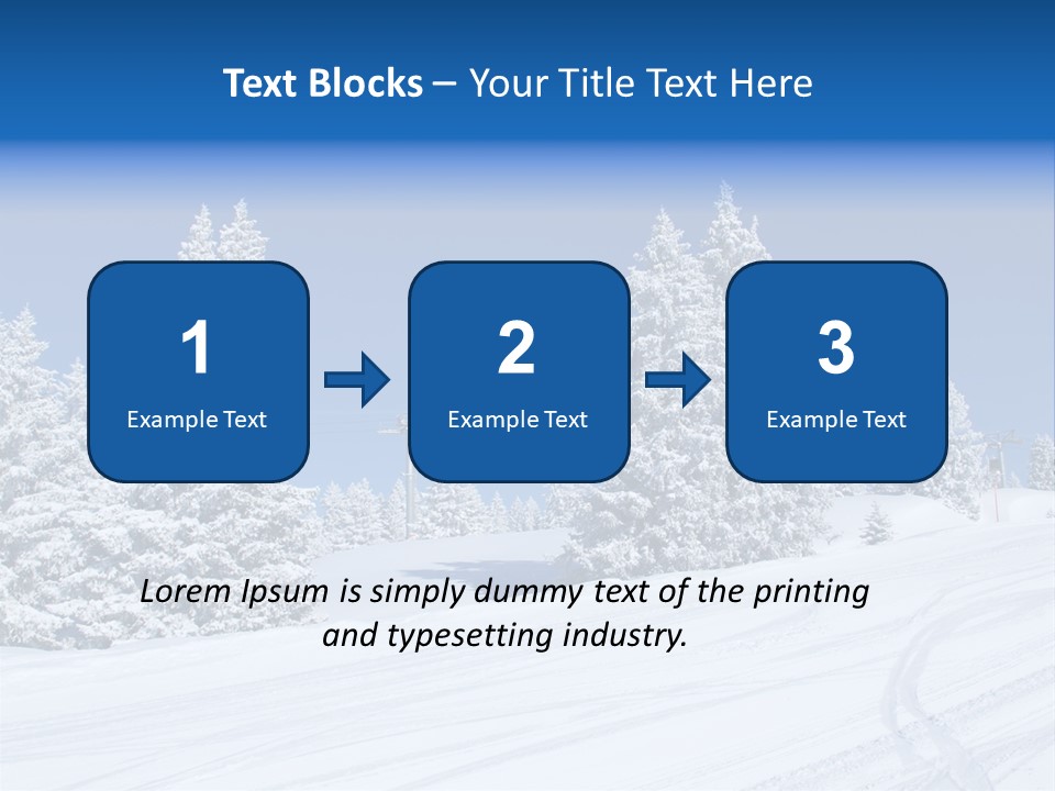 Outside Piste Sky PowerPoint Template