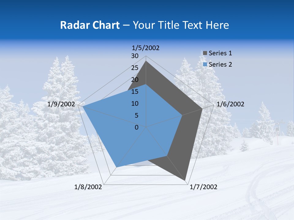 Outside Piste Sky PowerPoint Template