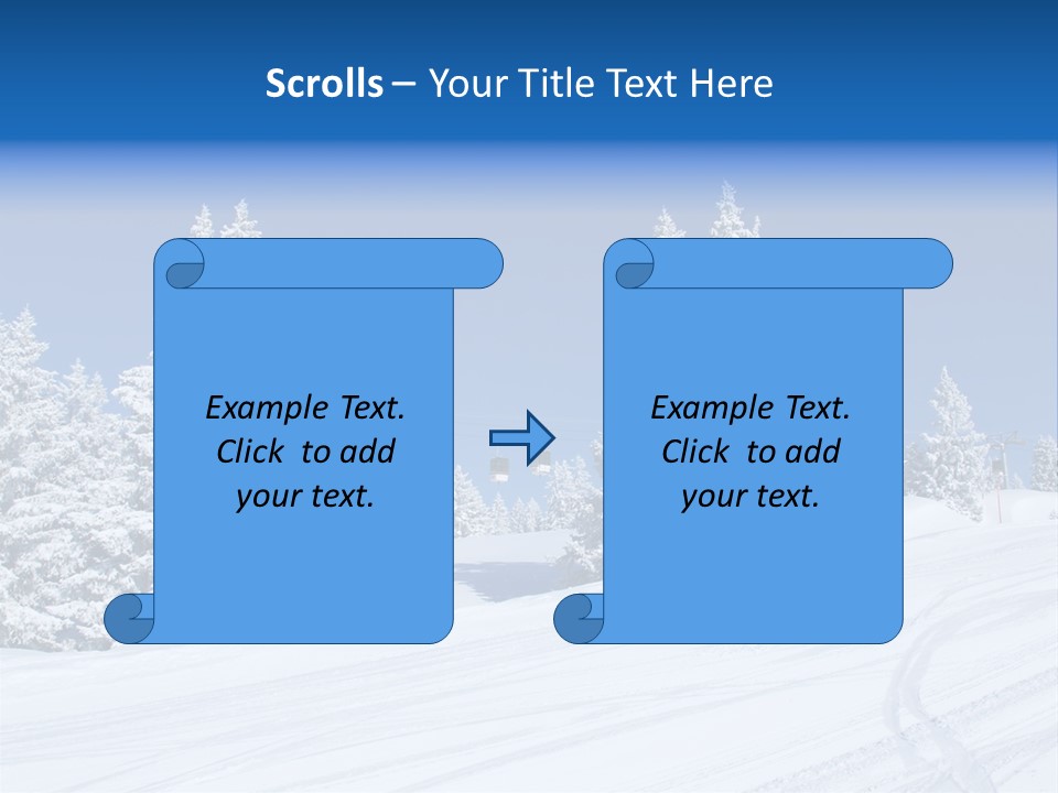 Outside Piste Sky PowerPoint Template