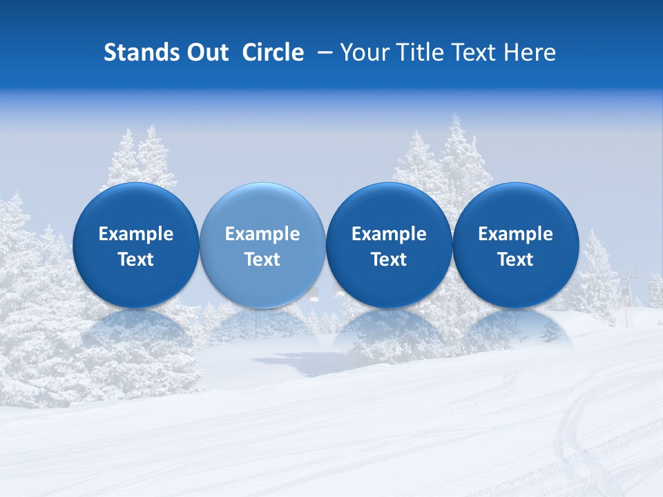 Outside Piste Sky PowerPoint Template